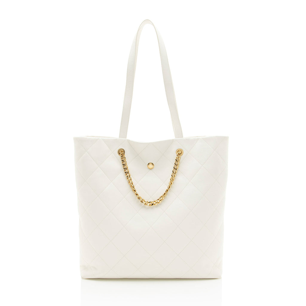 Chanel Lambskin Club Monaco Large Shopping Tote