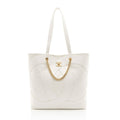 Chanel Lambskin Club Monaco Large Shopping Tote