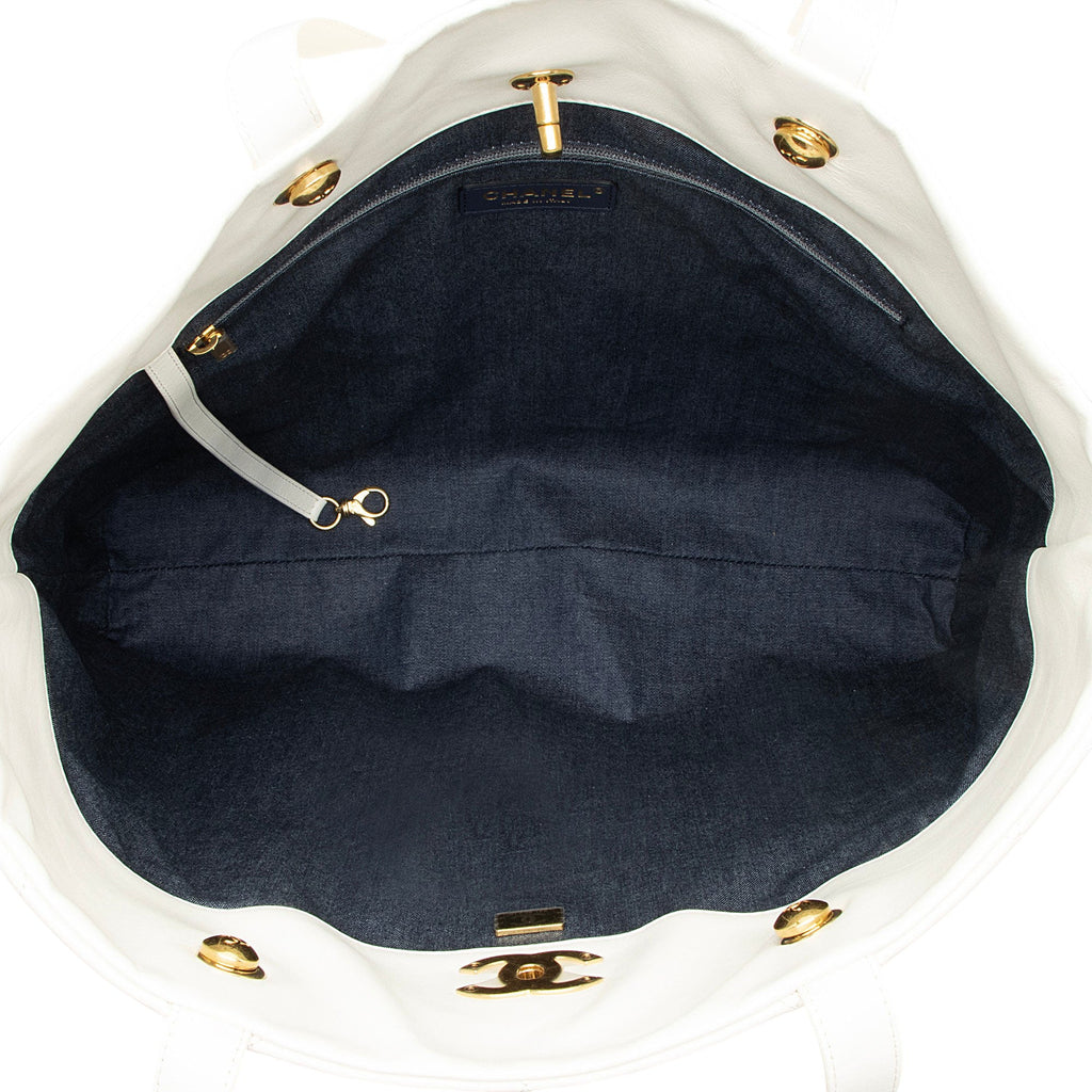 Chanel Lambskin Club Monaco Large Shopping Tote