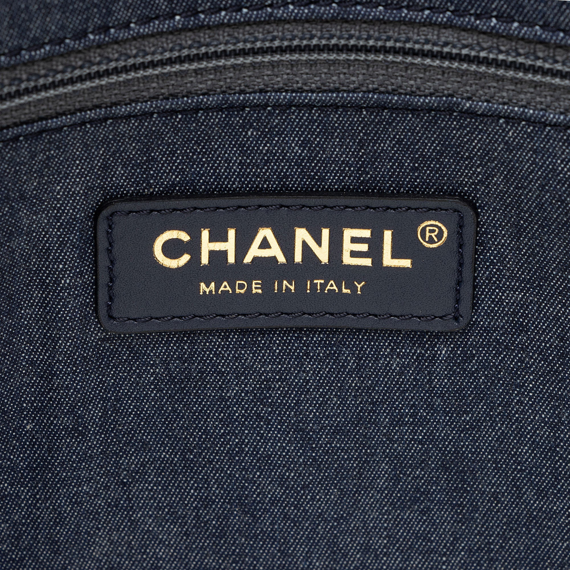 Chanel Lambskin Club Monaco Large Shopping Tote
