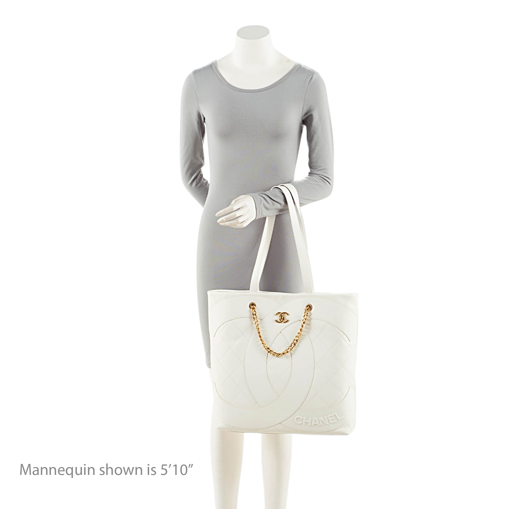 Chanel Lambskin Club Monaco Large Shopping Tote