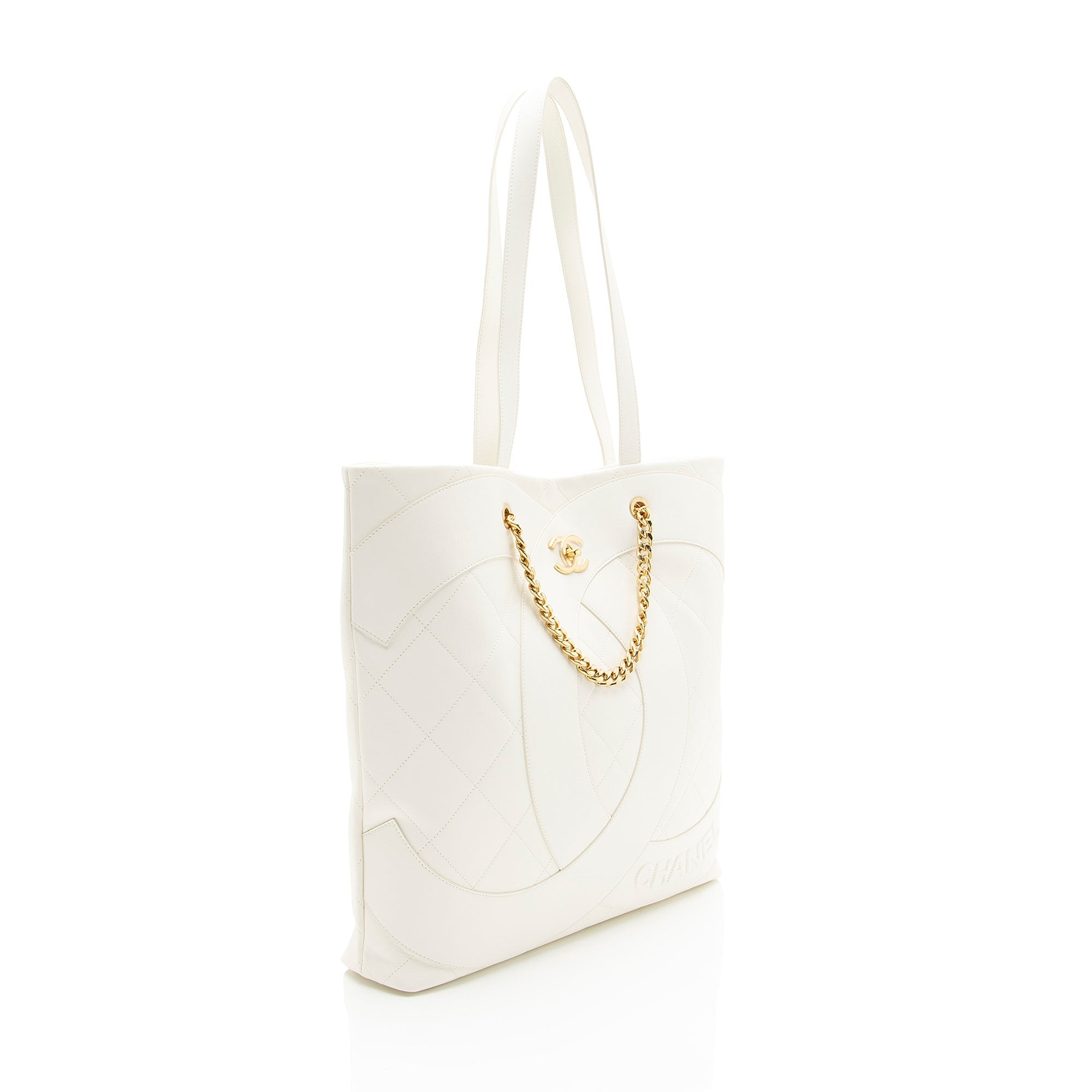 Chanel Lambskin Club Monaco Large Shopping Tote