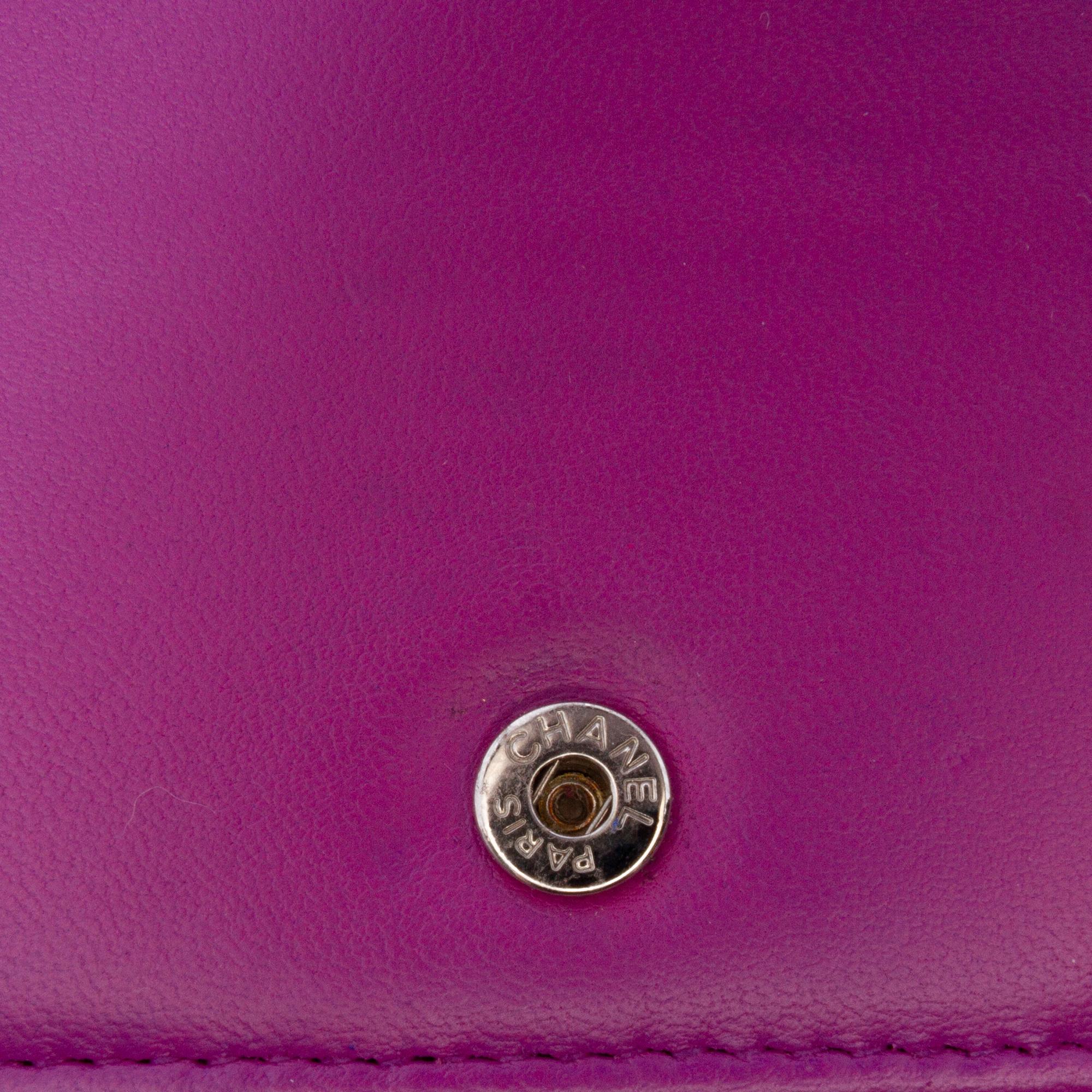Chanel Lambskin Coco Boy Wallet On Chain