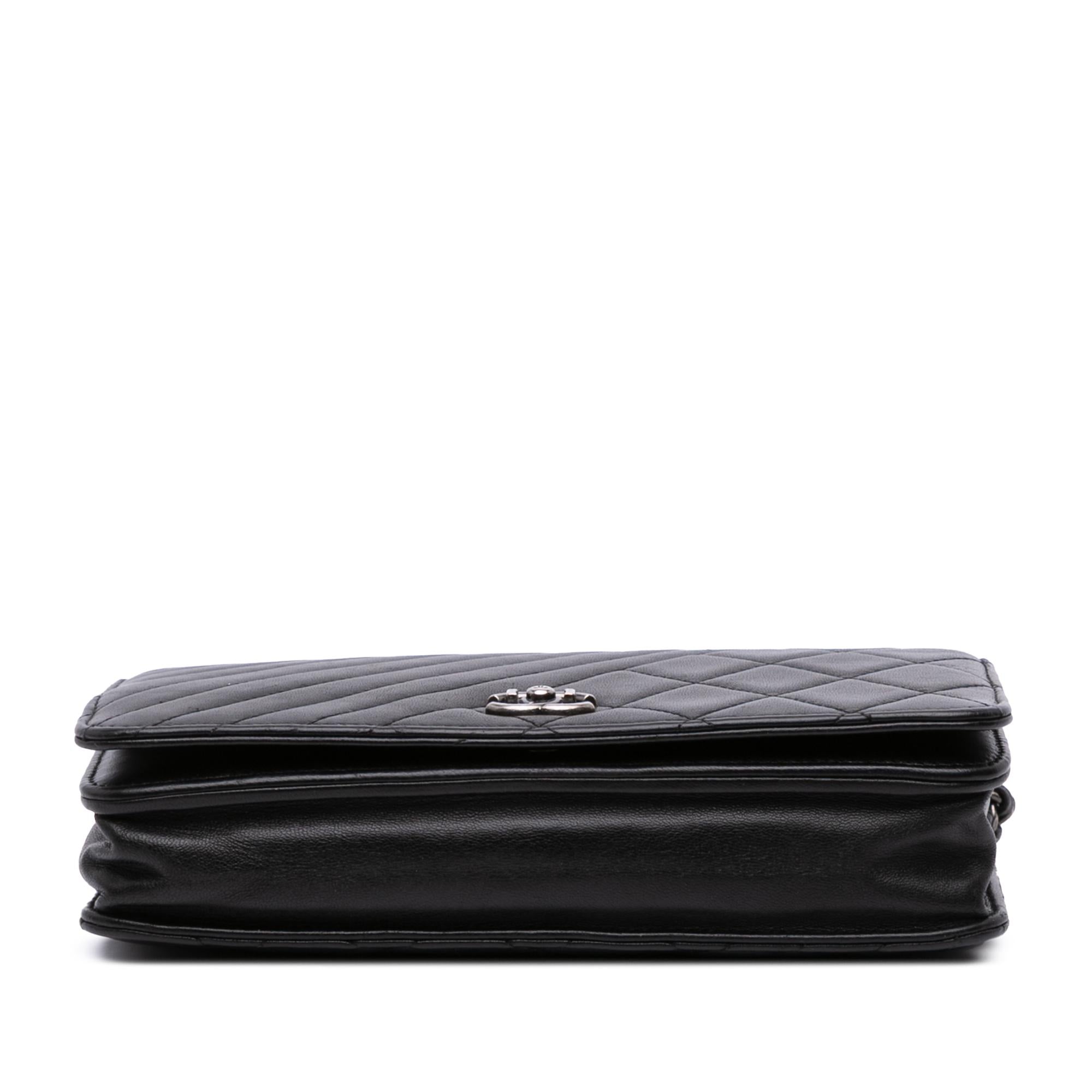 Chanel Lambskin Coco Boy Wallet On Chain