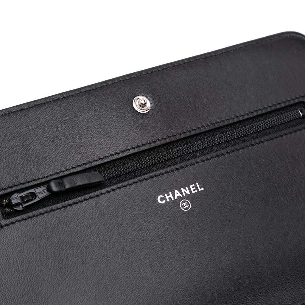 Chanel Lambskin Coco Boy Wallet On Chain