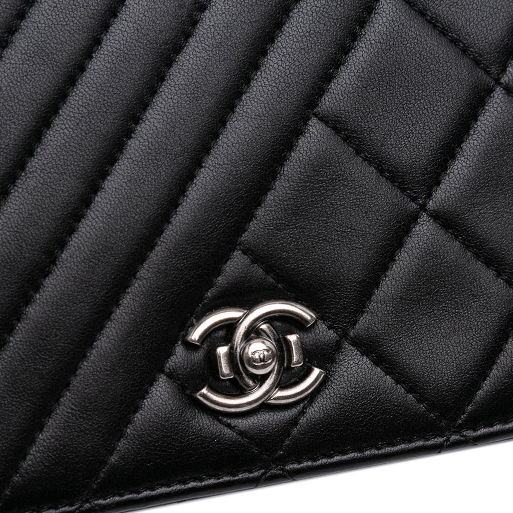 Chanel Lambskin Coco Boy Wallet On Chain