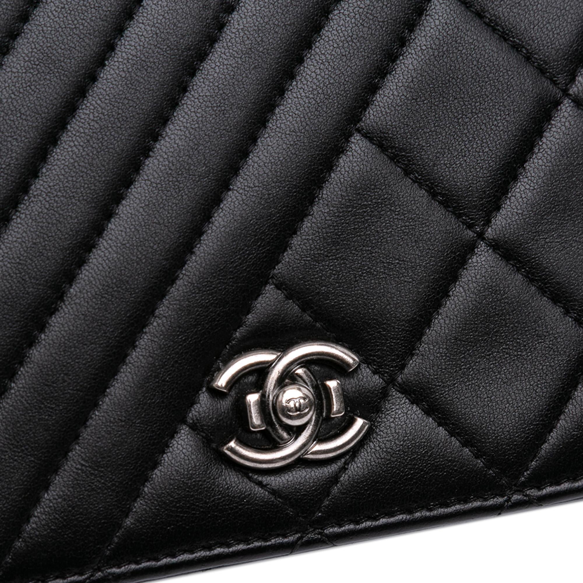 Chanel Lambskin Coco Boy Wallet On Chain