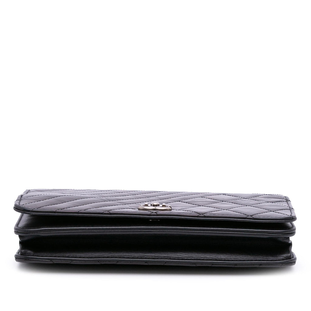 Chanel Lambskin Coco Boy Wallet On Chain
