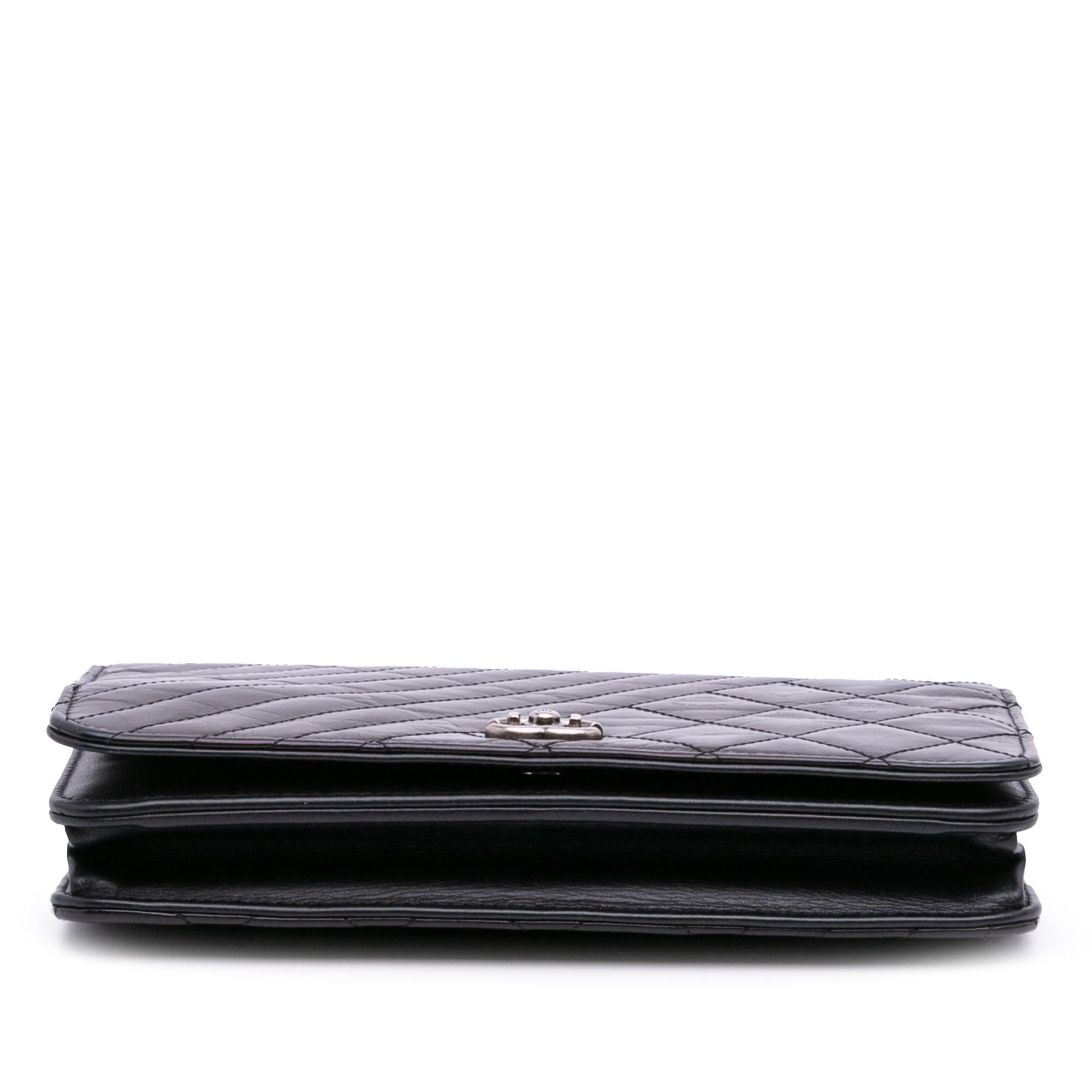 Chanel Lambskin Coco Boy Wallet On Chain