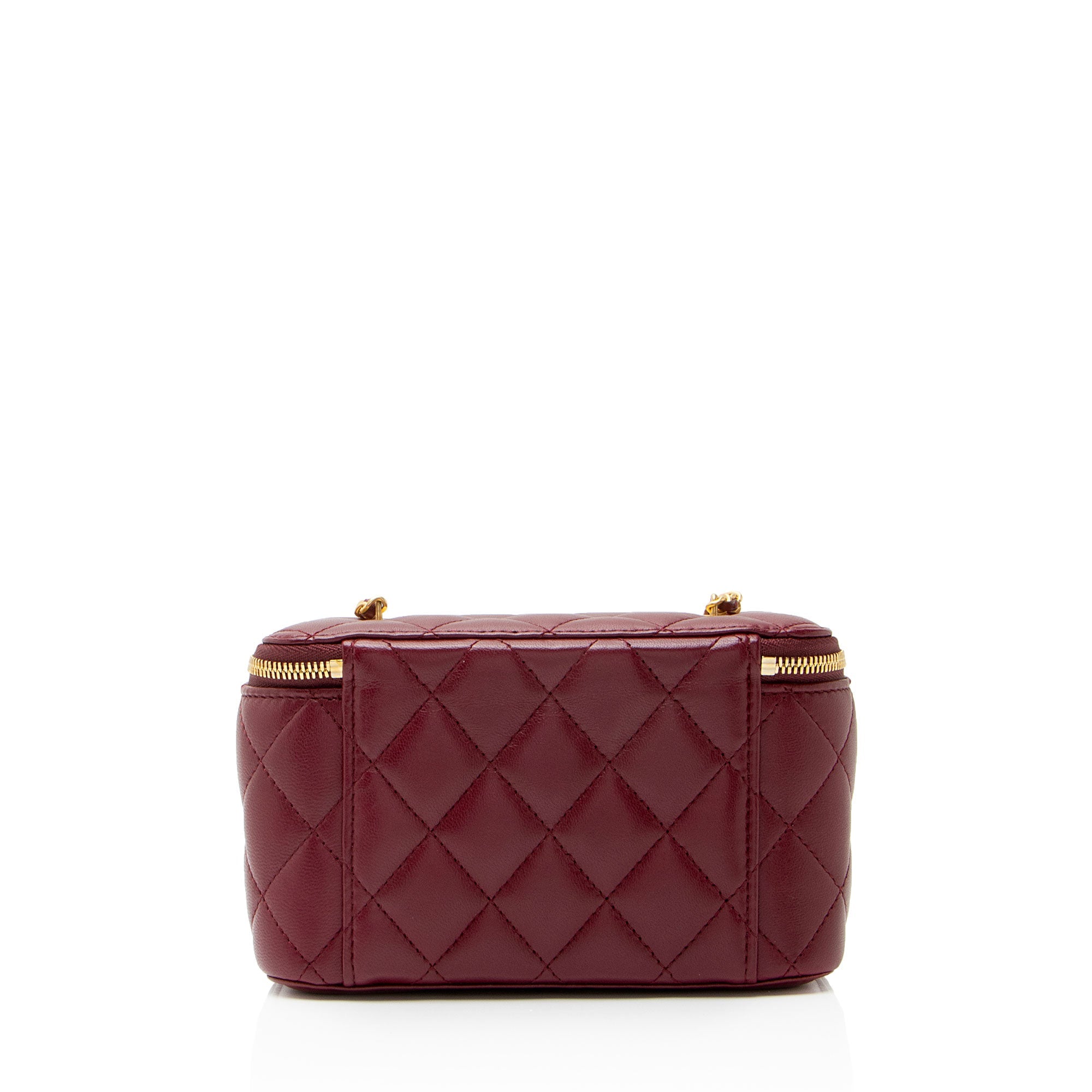 Chanel Lambskin Coco Hearts Small Vanity Case
