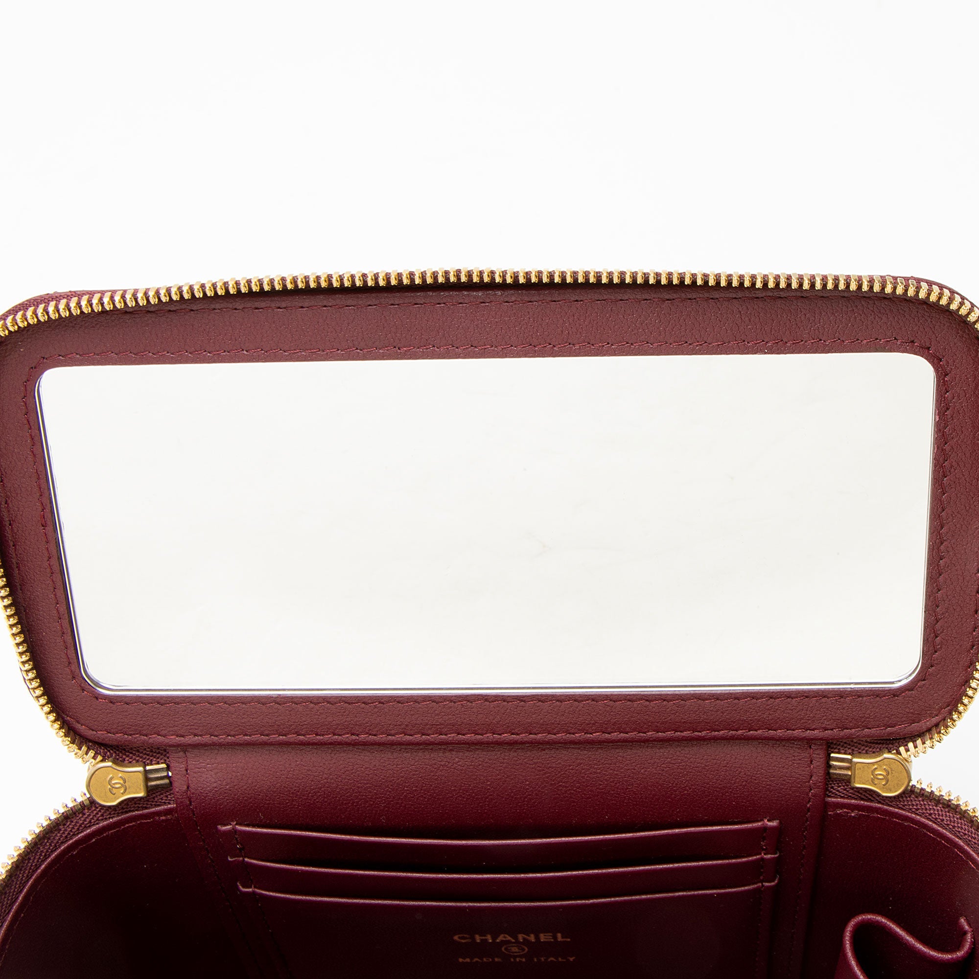 Chanel Lambskin Coco Hearts Small Vanity Case