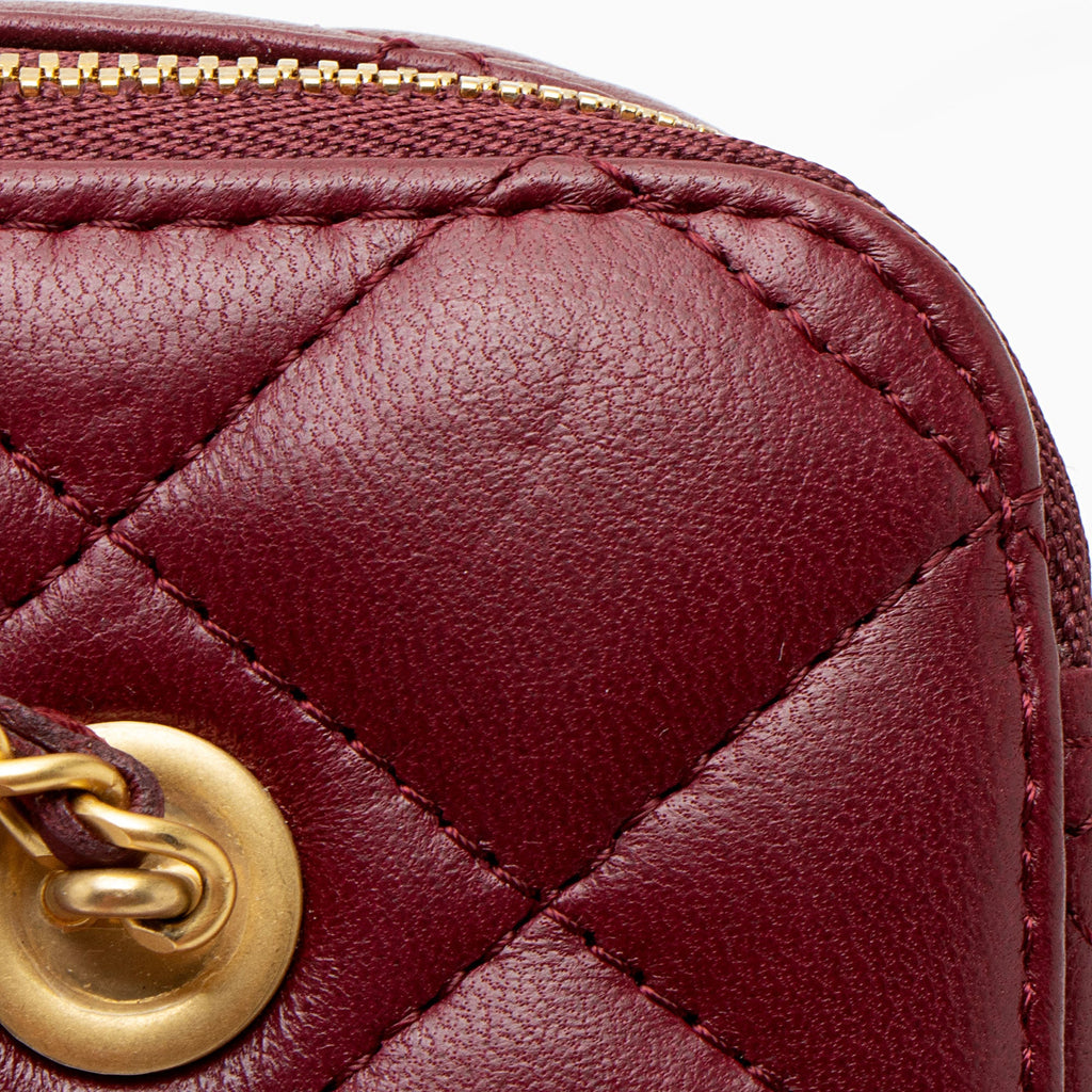 Chanel Lambskin Coco Hearts Small Vanity Case