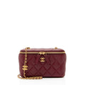 Chanel Lambskin Coco Hearts Small Vanity Case