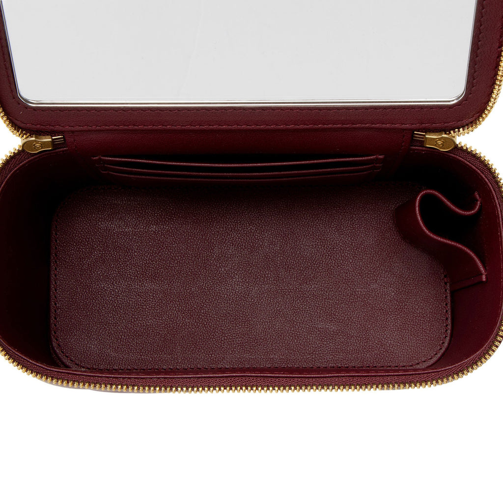 Chanel Lambskin Coco Hearts Small Vanity Case