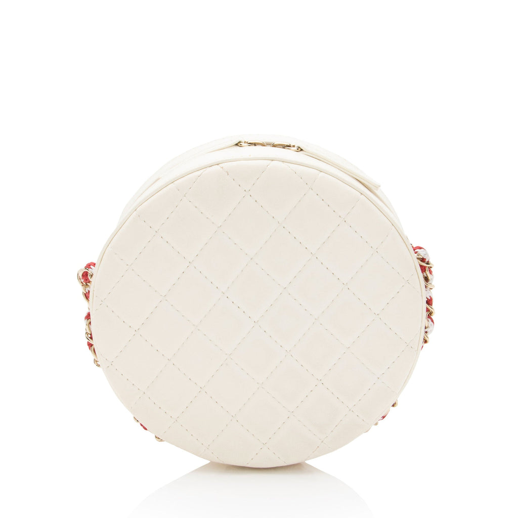Chanel Lambskin Coco Lifesaver Round Crossbody