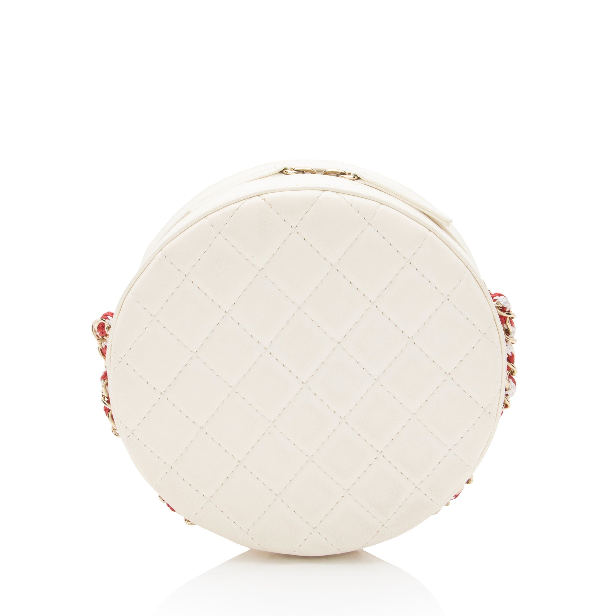Chanel Lambskin Coco Lifesaver Round Crossbody
