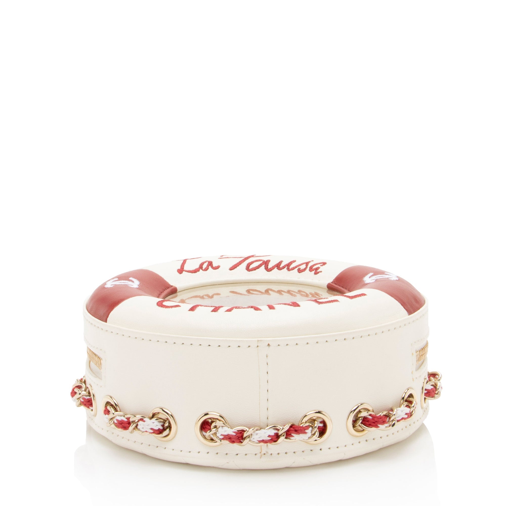 Chanel Lambskin Coco Lifesaver Round Crossbody