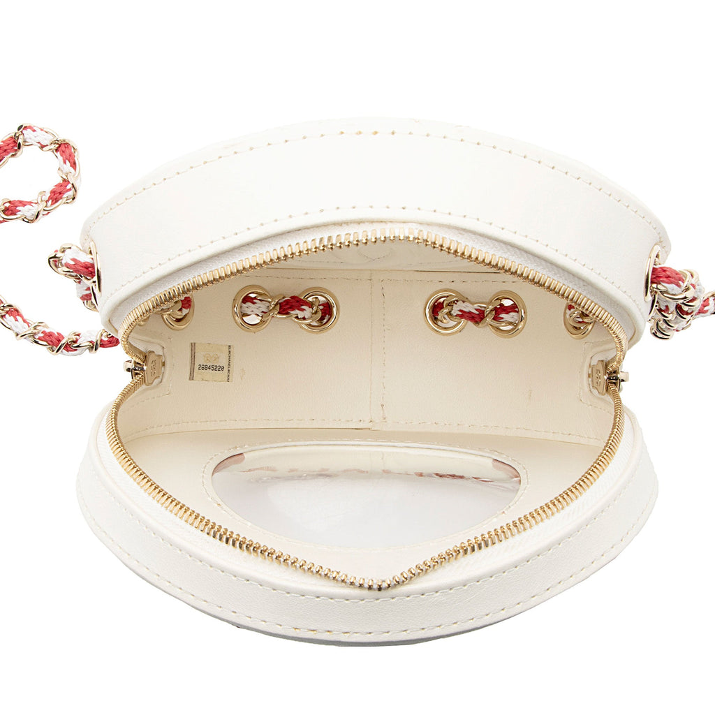 Chanel Lambskin Coco Lifesaver Round Crossbody
