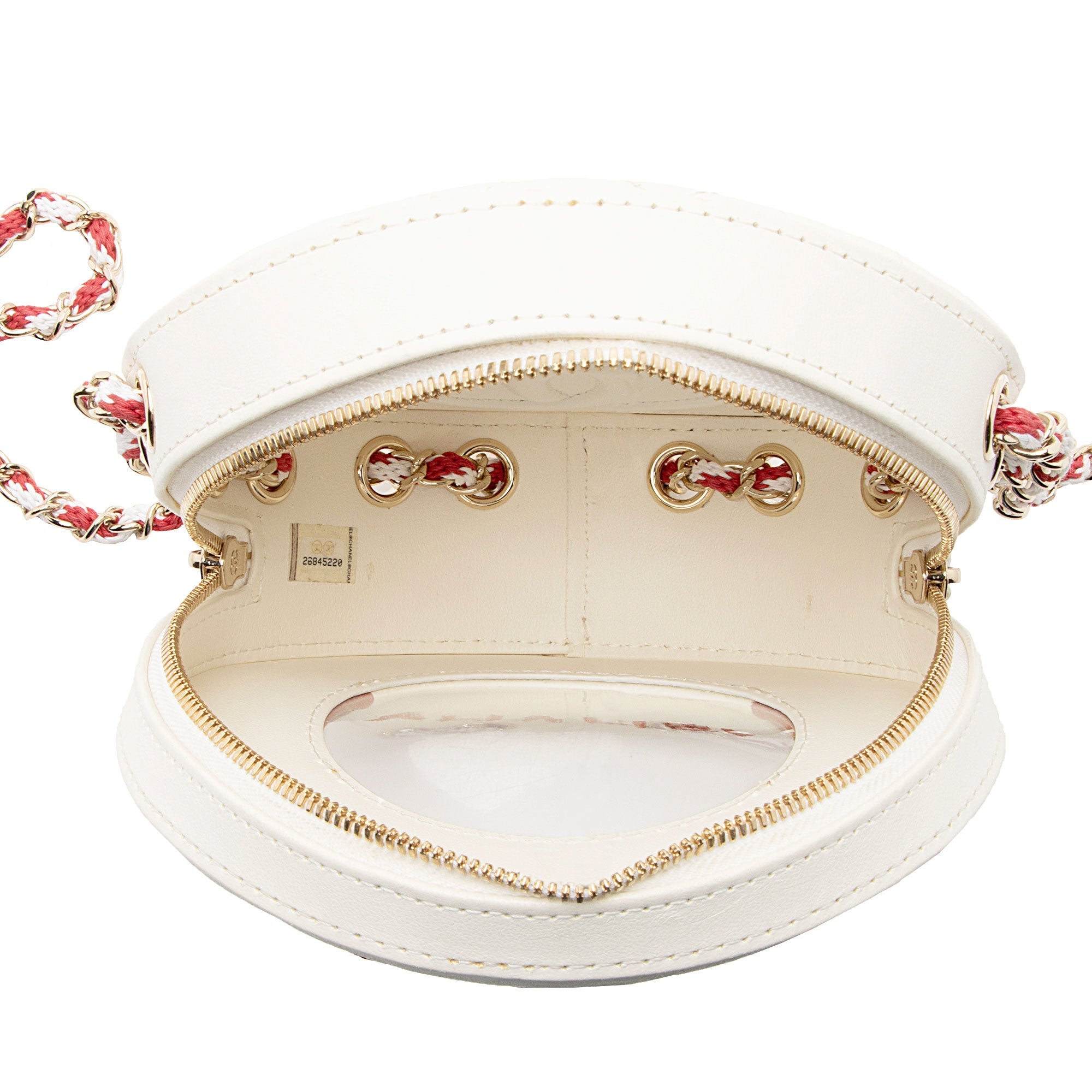 Chanel Lambskin Coco Lifesaver Round Crossbody