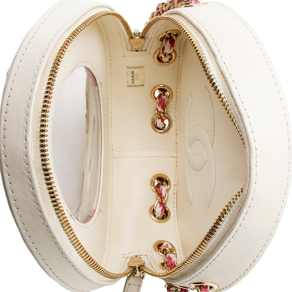 Chanel Lambskin Coco Lifesaver Round Crossbody Bag (SHF-15711)