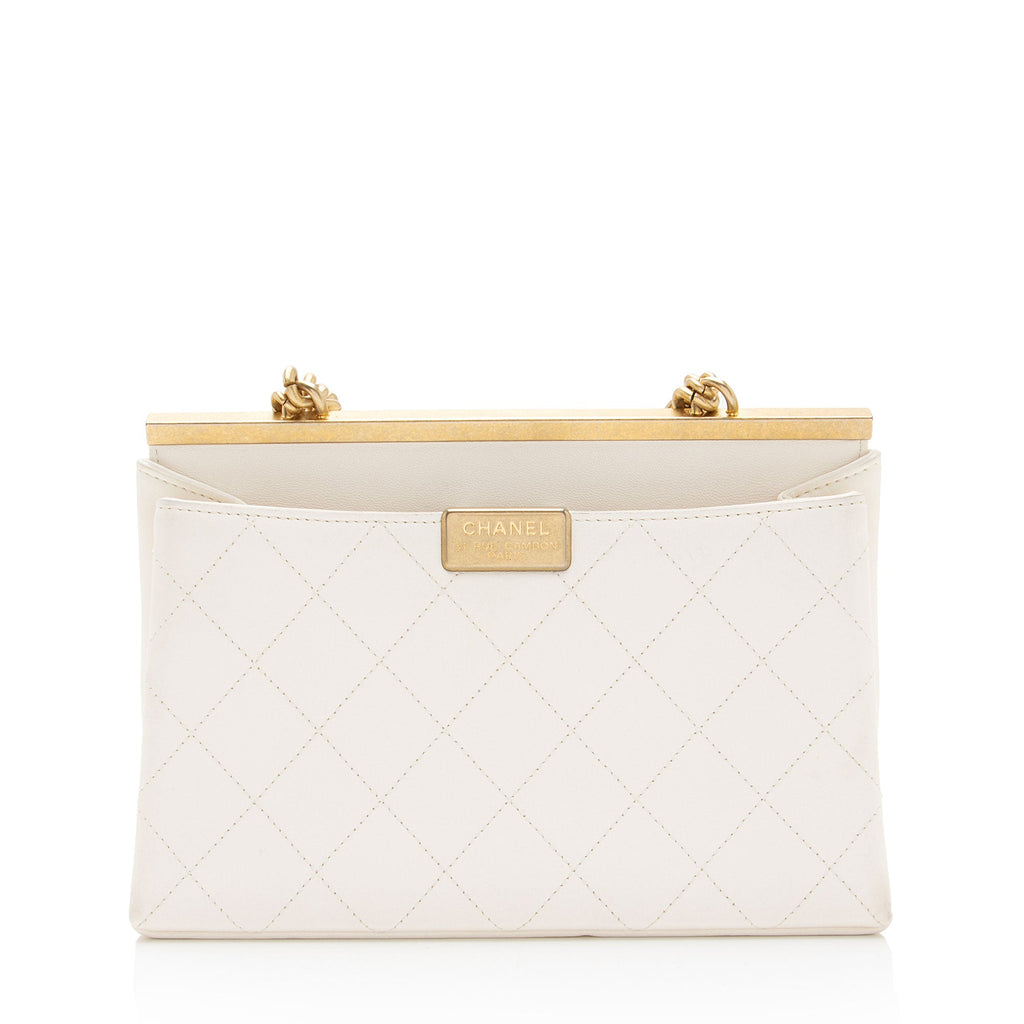 Chanel Lambskin Coco Lux Small Flap Bag (SHF-48E89g)