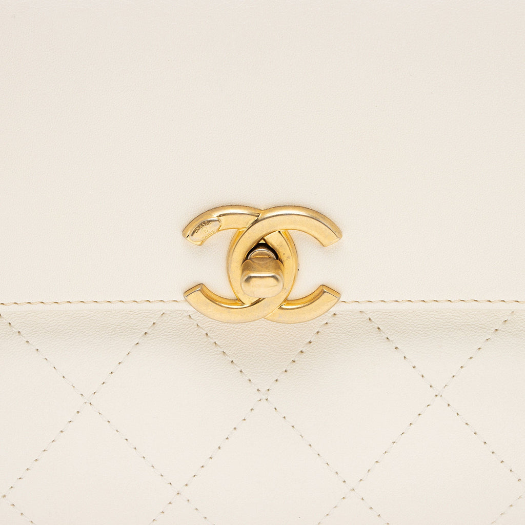 Chanel Lambskin Coco Lux Small Flap Bag (SHF-48E89g)
