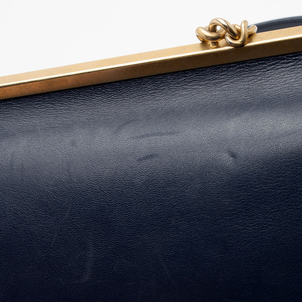 Chanel Lambskin Coco Lux Top Handle Flap Bag (SHF-E3U0SX)