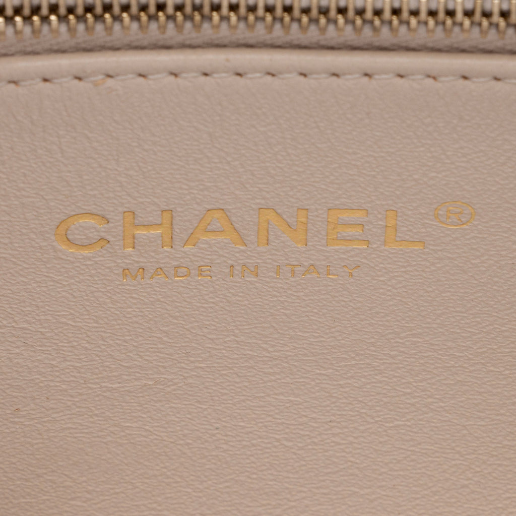Chanel Lambskin Coco Lux Top Handle Flap Bag (SHF-E3U0SX)