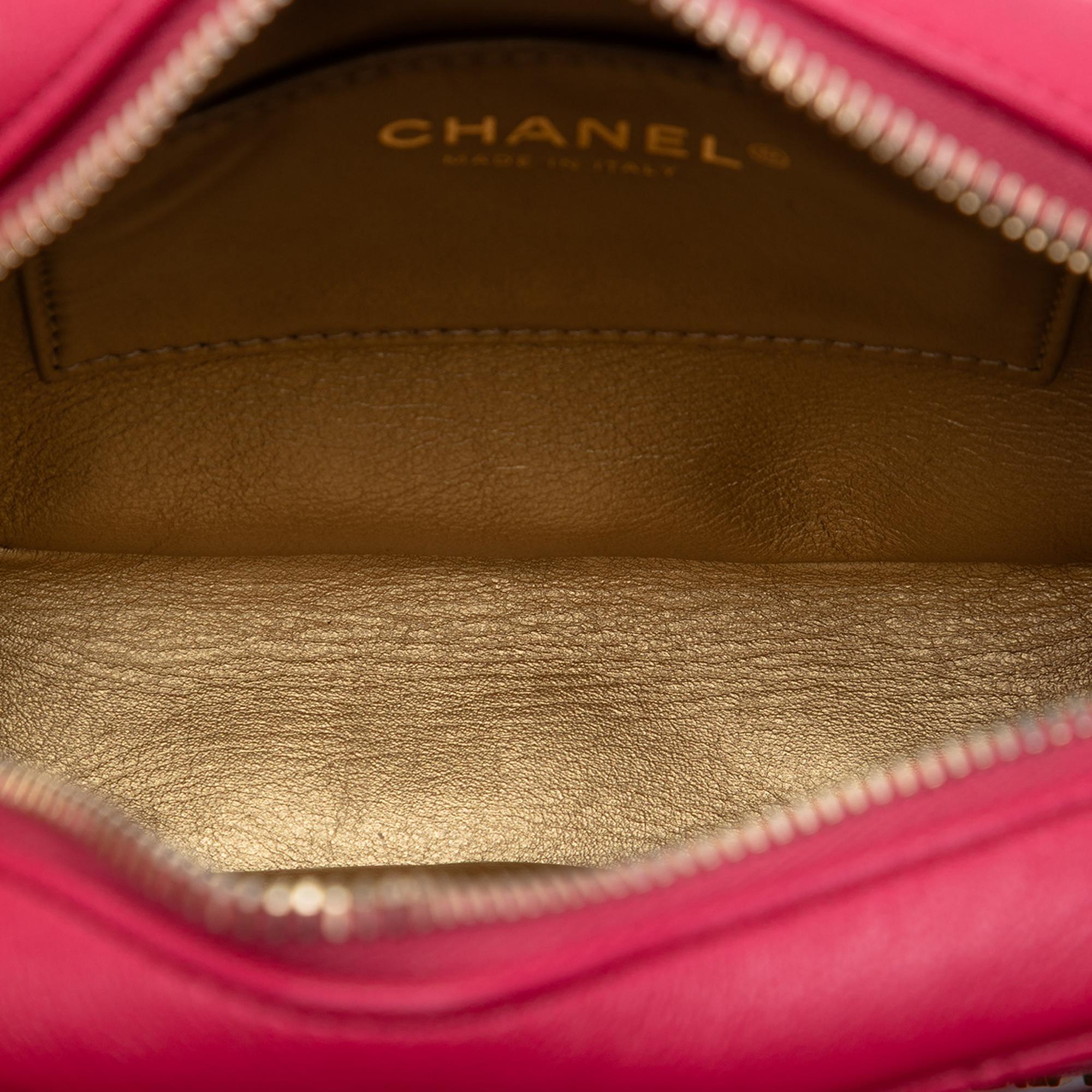 Chanel Lambskin Coco Midnight Camera Bag