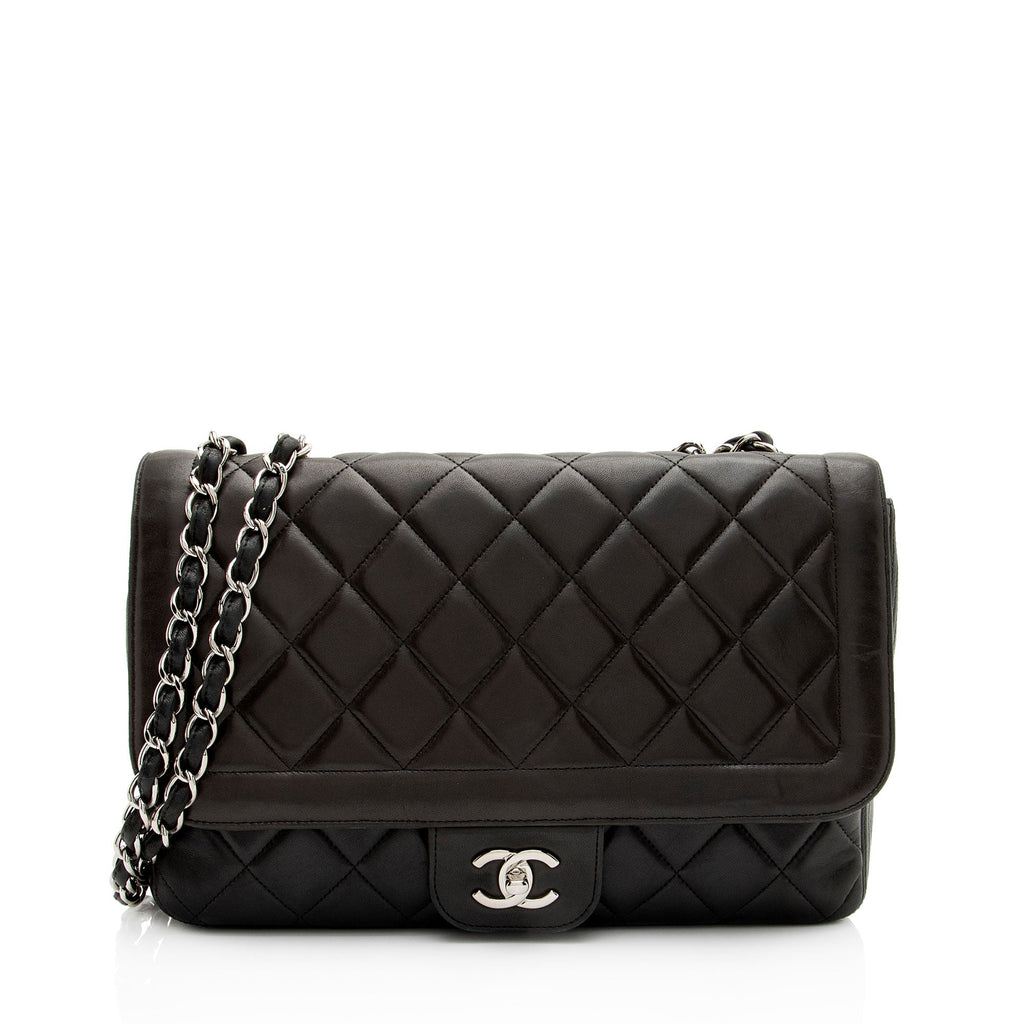 Chanel Lambskin Coco Rider Large Flap Bag