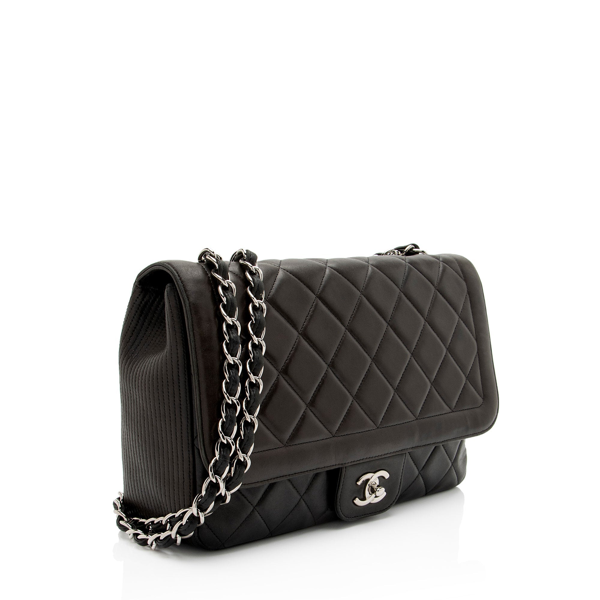 Chanel Lambskin Coco Rider Large Flap Bag