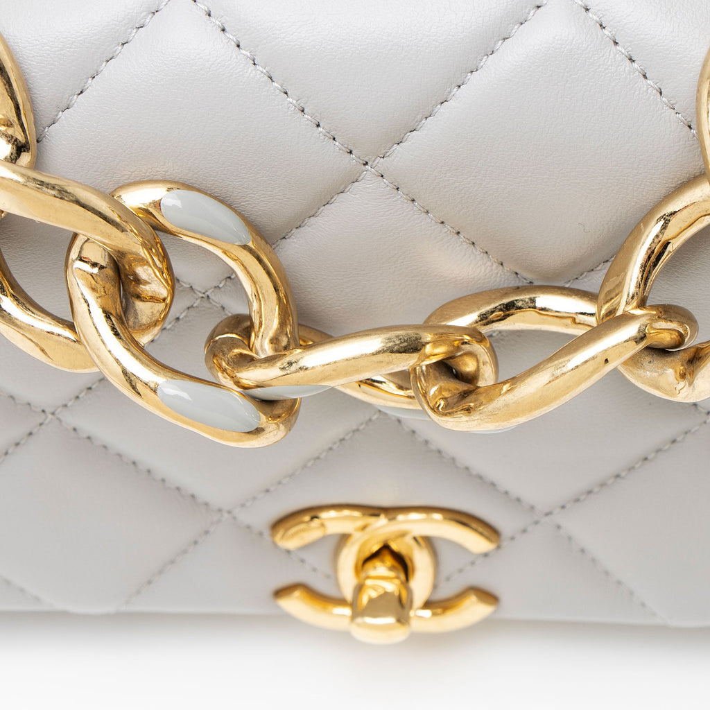 Chanel Lambskin Color Match Small Flap Bag