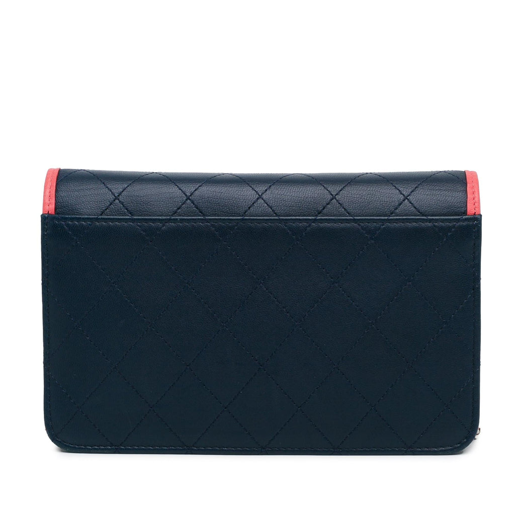 Chanel Lambskin Color Pop CC Wallet On Chain (SHG-pah7rE)