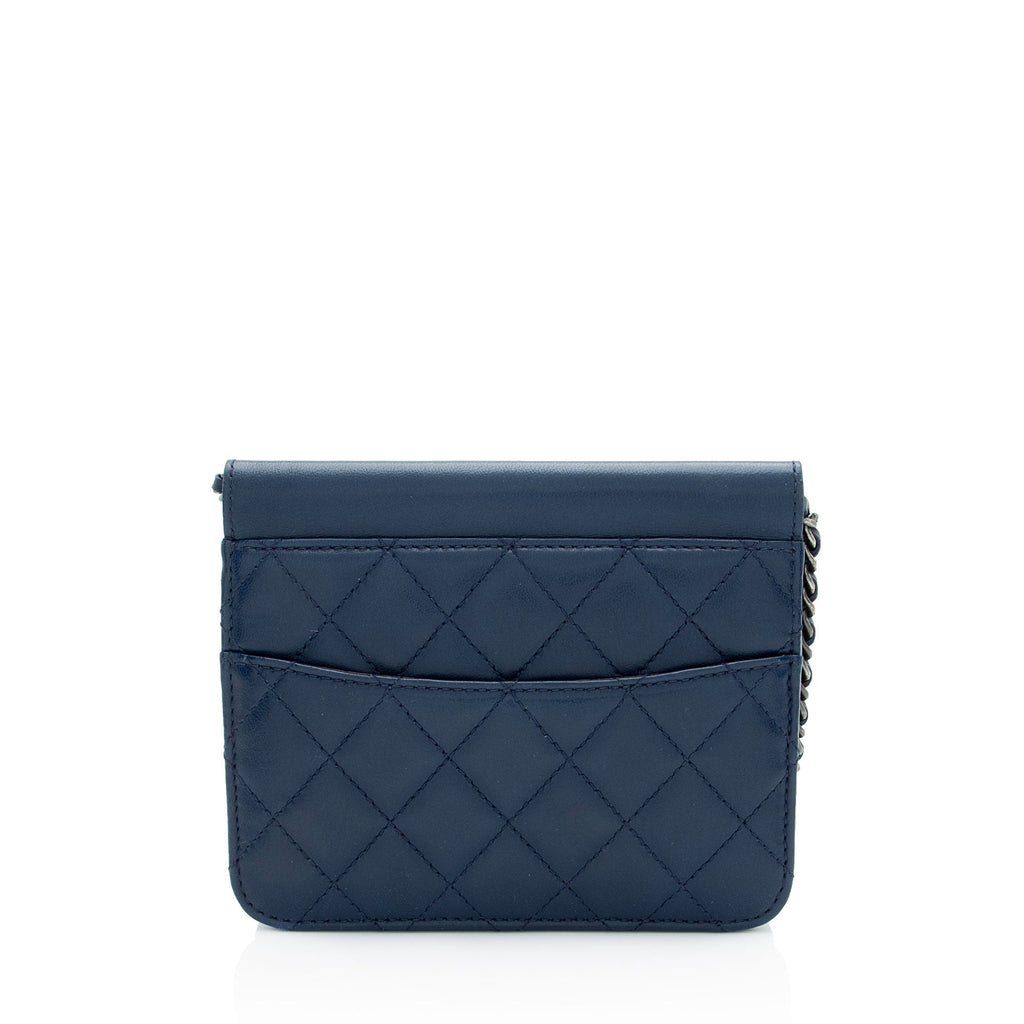 Chanel Lambskin Crossing Times Mini Flap Bag