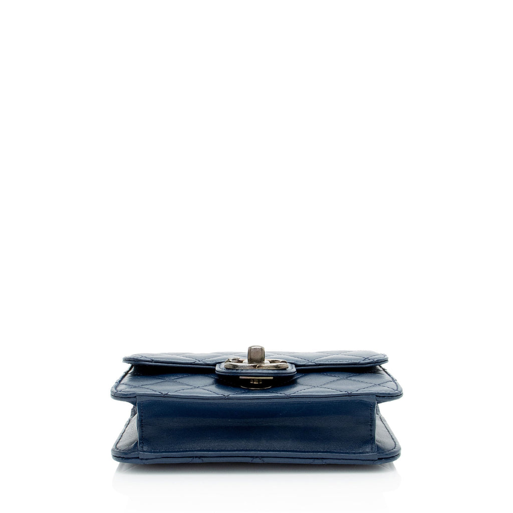 Chanel Lambskin Crossing Times Mini Flap Bag