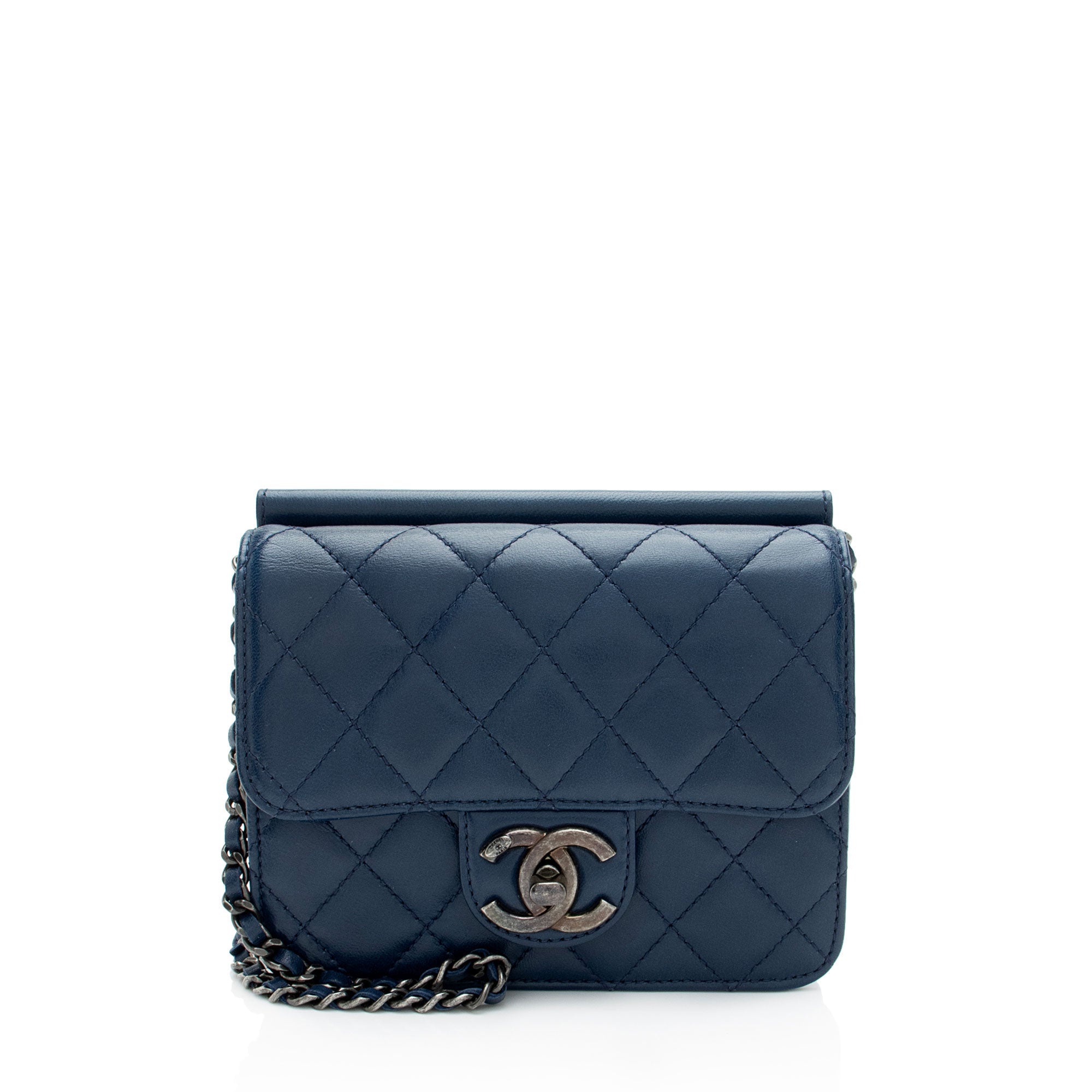 Chanel Lambskin Crossing Times Mini Flap Bag