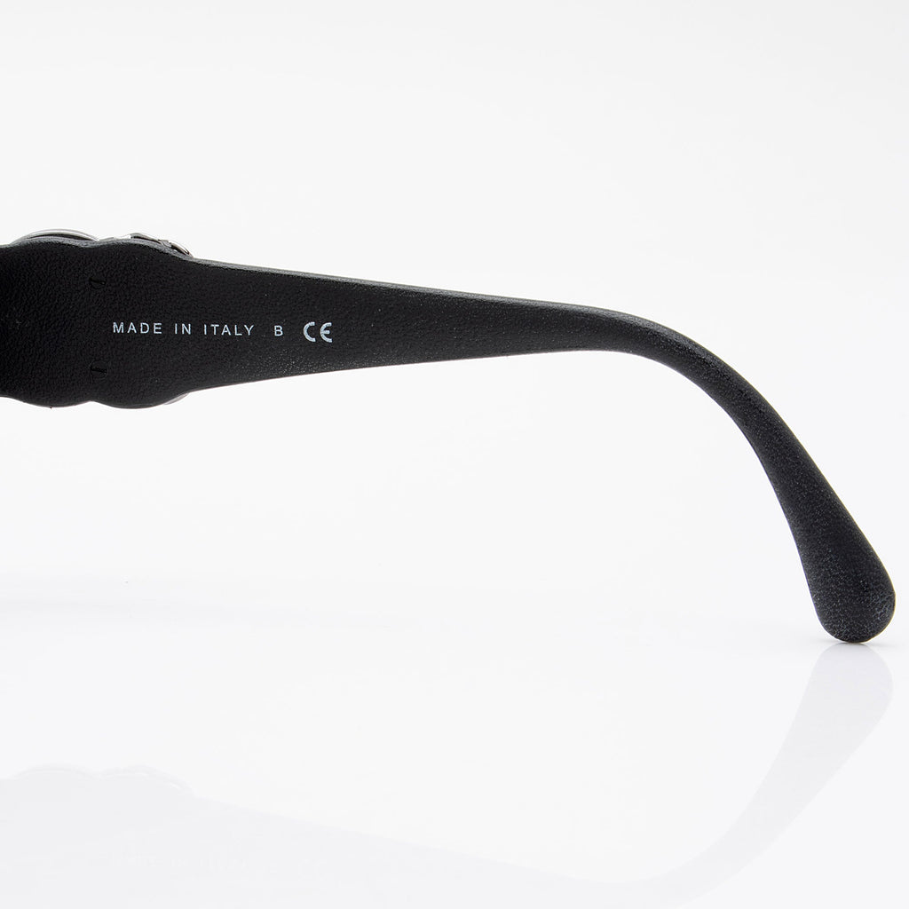 Chanel Lambskin Crystal CC Sunglasses (SHF-h3VgE4)