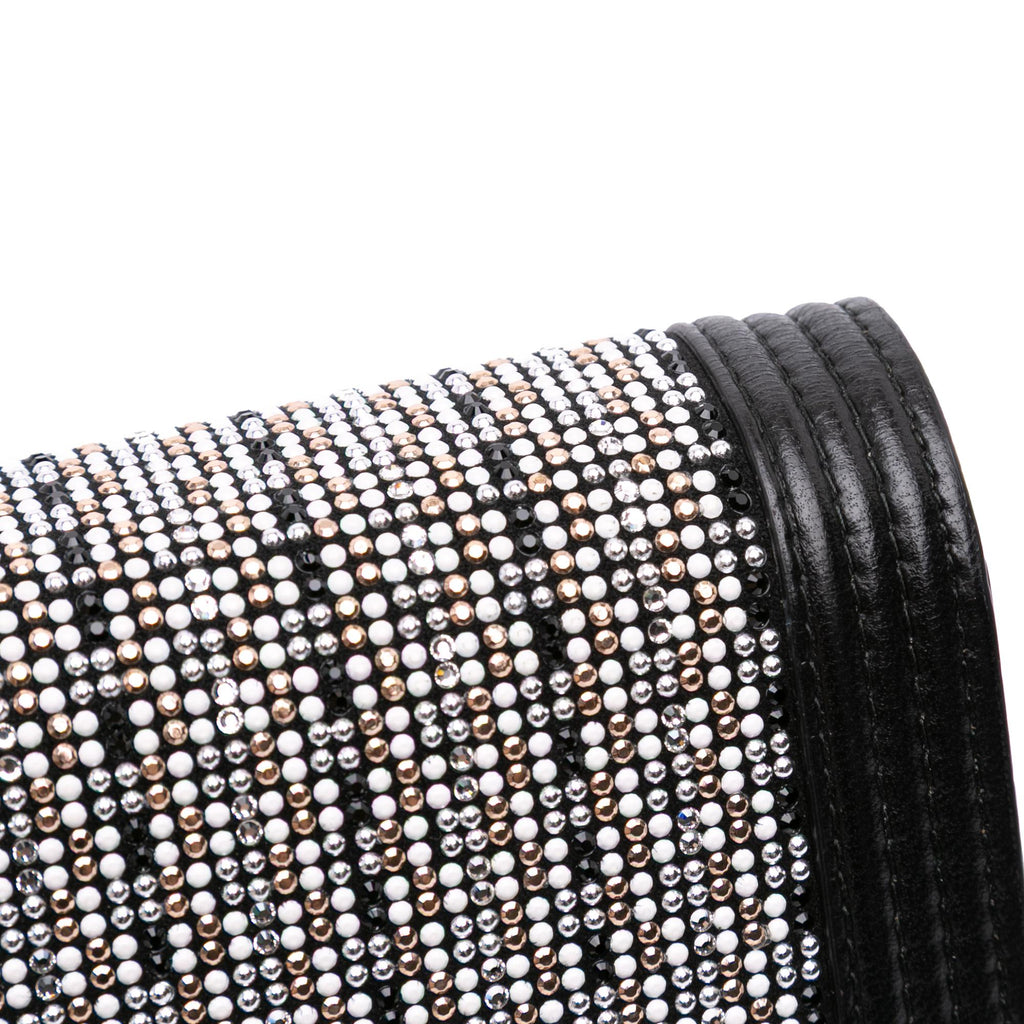 Chanel Lambskin Crystal Studded Boy Wallet on Chain