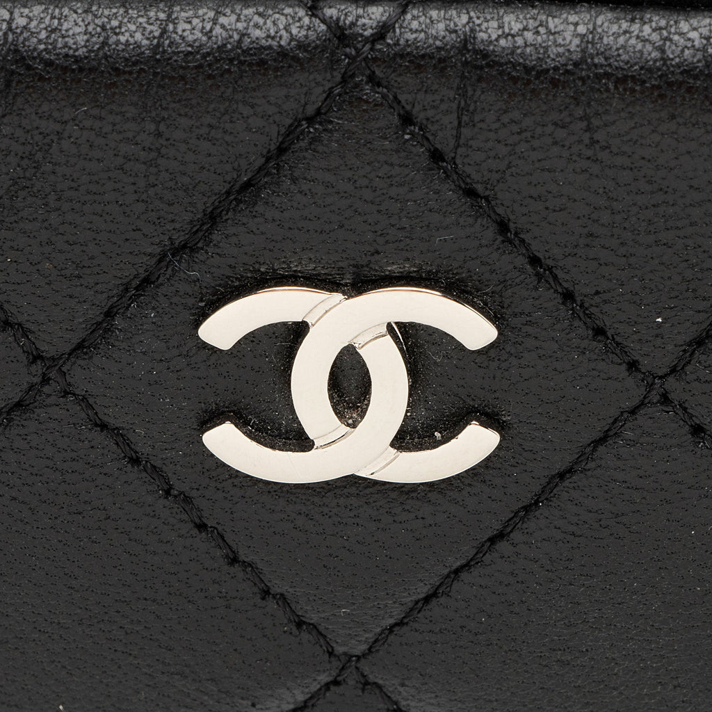 Chanel Lambskin Curvy Small Cosmetic Pouch (SHF-bKQqBi)