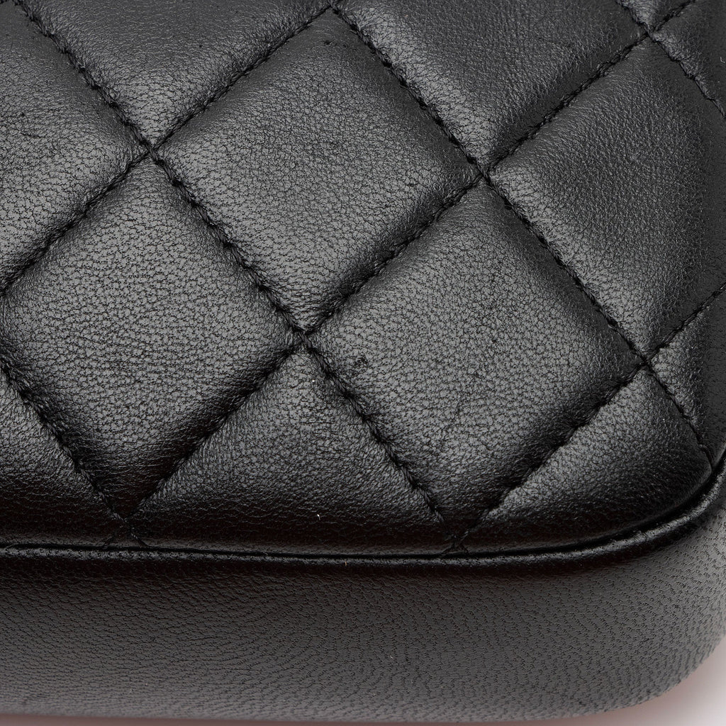 Chanel Lambskin Curvy Small Cosmetic Pouch (SHF-bKQqBi)