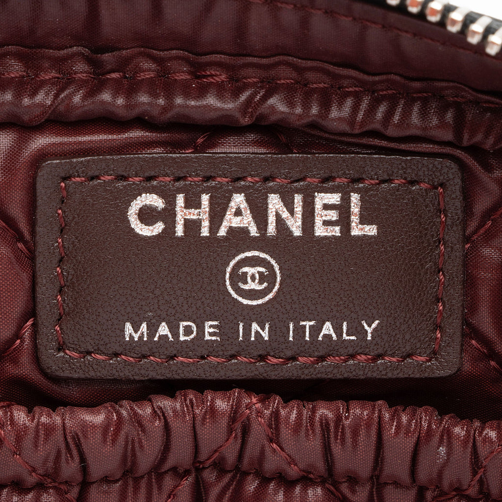 Chanel Lambskin Curvy Small Cosmetic Pouch (SHF-bKQqBi)