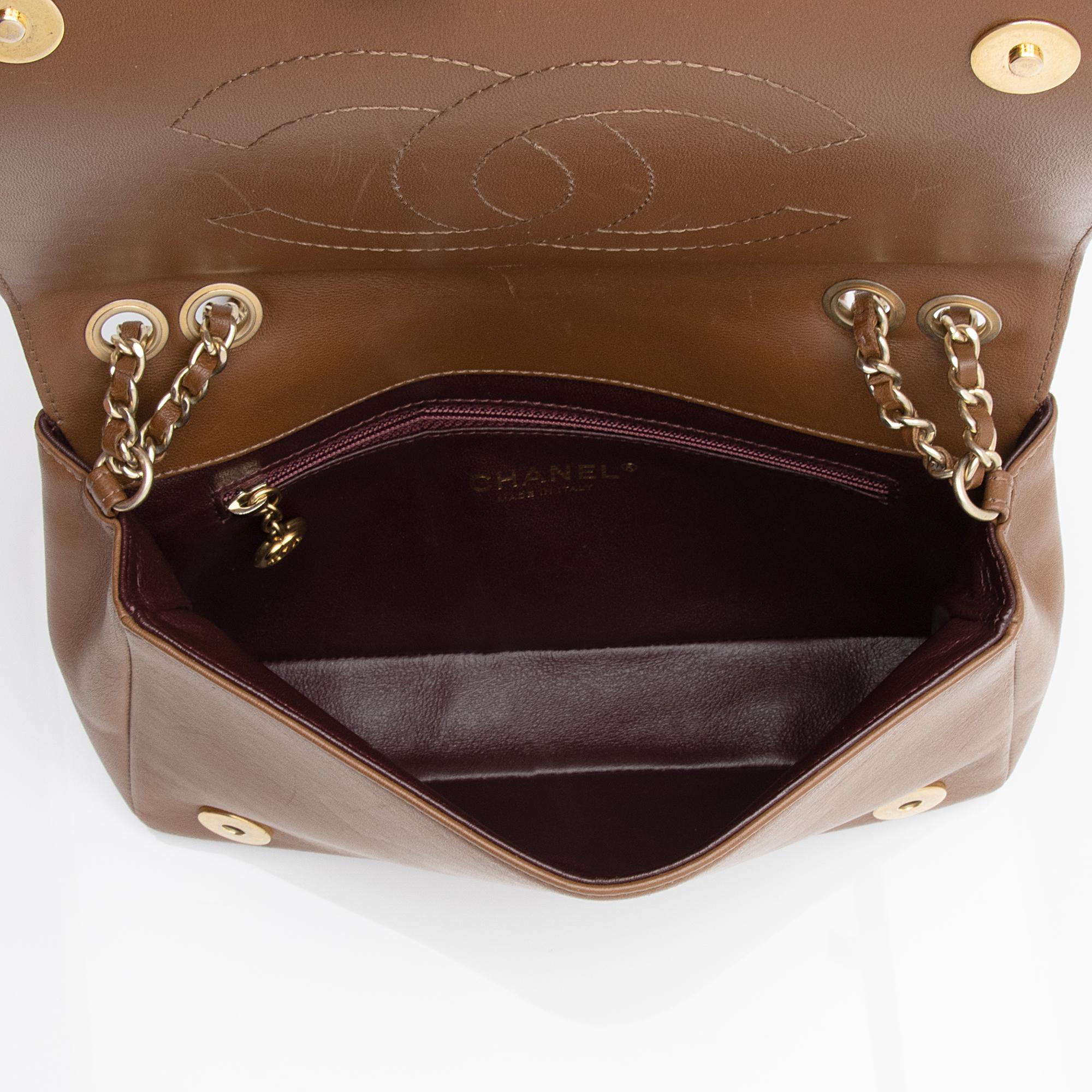 Chanel Lambskin Diamond CC Flap Bag (SHF-1zVIRm)