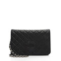 Chanel Lambskin Diamond CC Wallet On Chain Bag (SHF-yFwMhh)