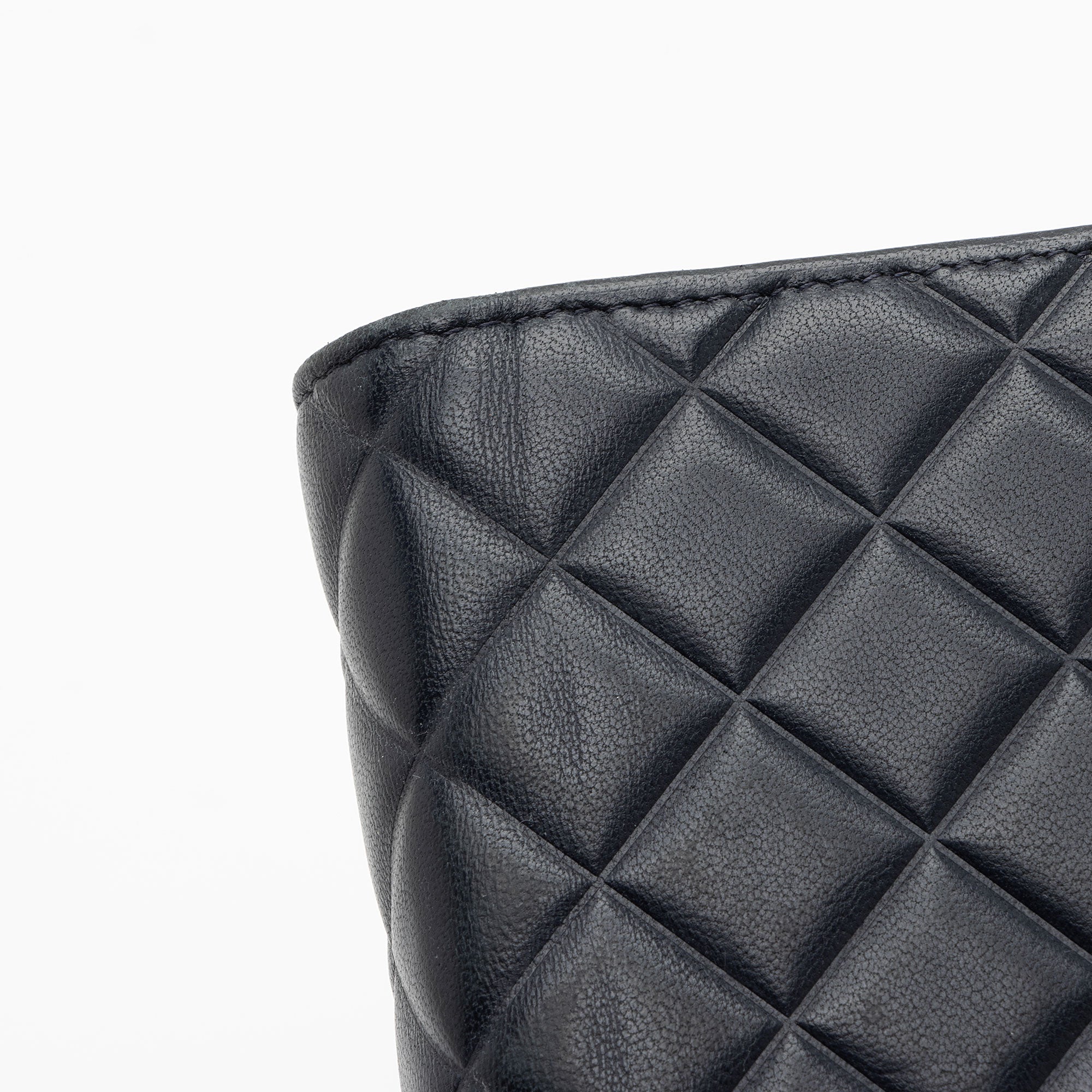 Chanel Lambskin Diamond CC Wallet on Chain