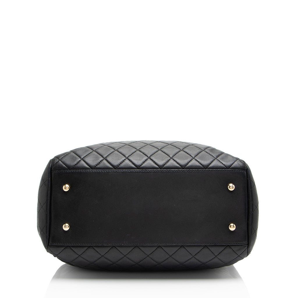 Chanel Lambskin Drawstring Bucket Bag