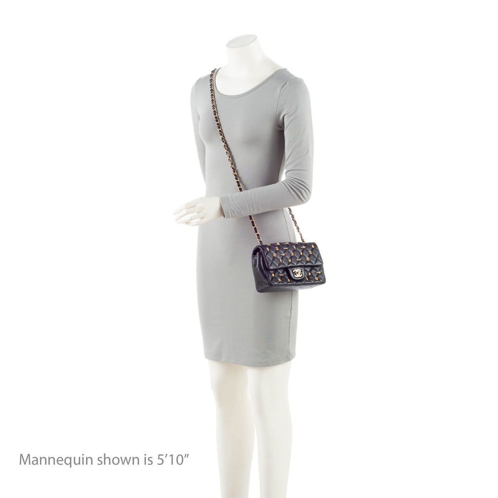 Chanel Lambskin Egyptian Amulet Rectangular Mini Flap Bag