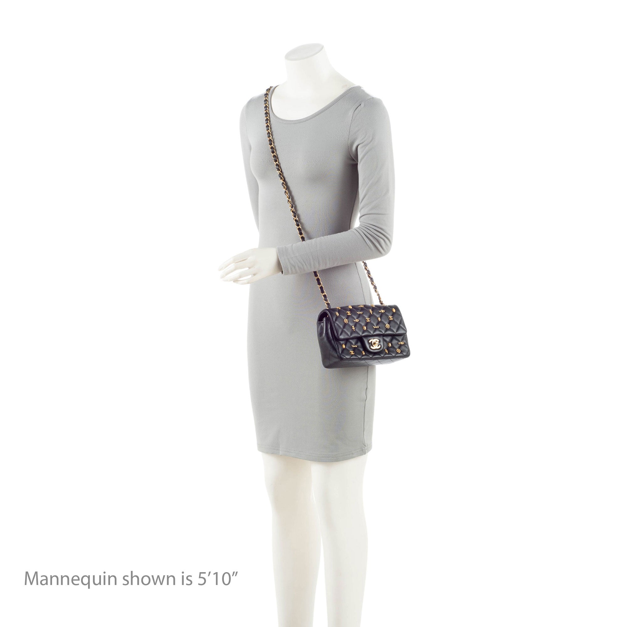 Chanel Lambskin Egyptian Amulet Rectangular Mini Flap Bag