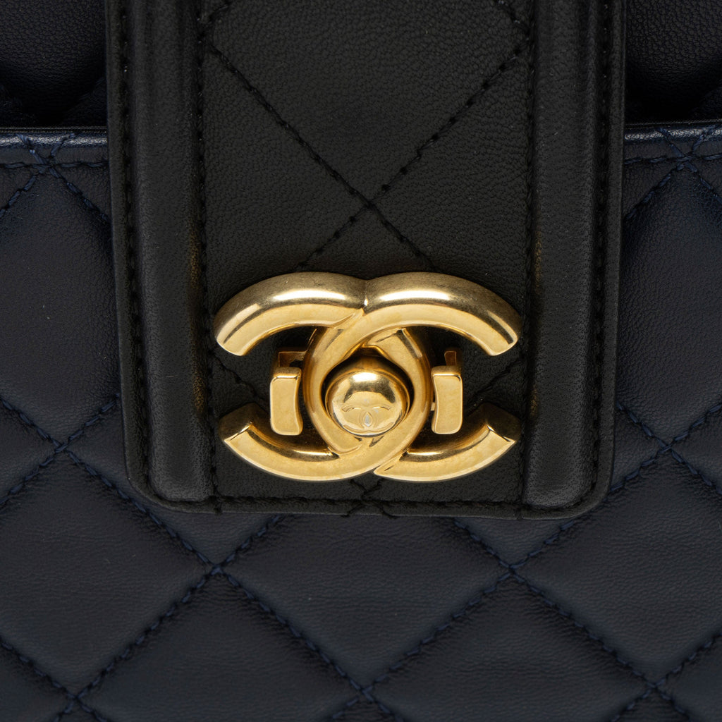 Chanel Lambskin Elegant CC Large Shopping Tote