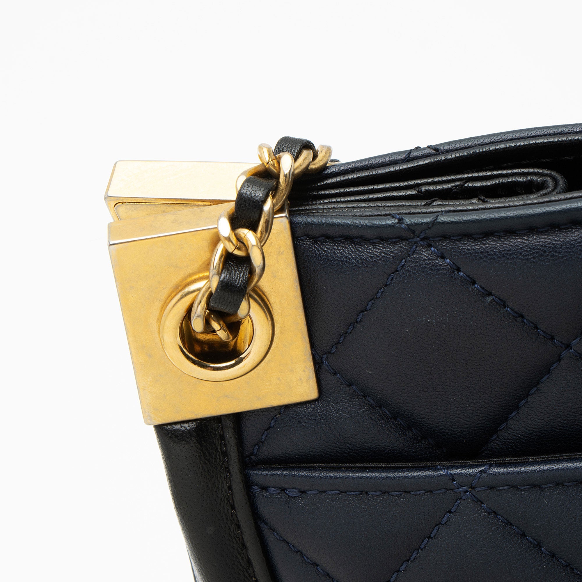 Chanel Lambskin Elegant CC Large Shopping Tote
