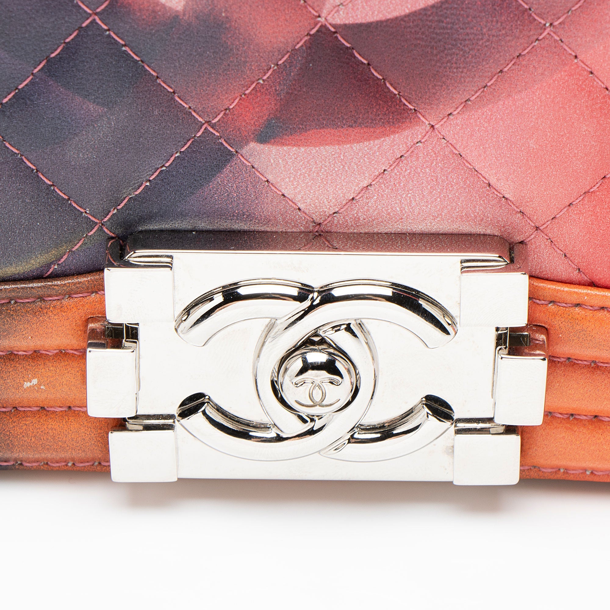 Chanel Lambskin Flower Power Old Medium Boy Bag